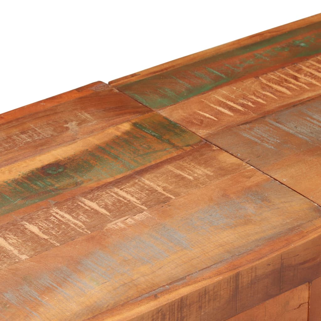 vidaXL Komoda, perdirbtos medienos masyvas, 150x35x75 cm