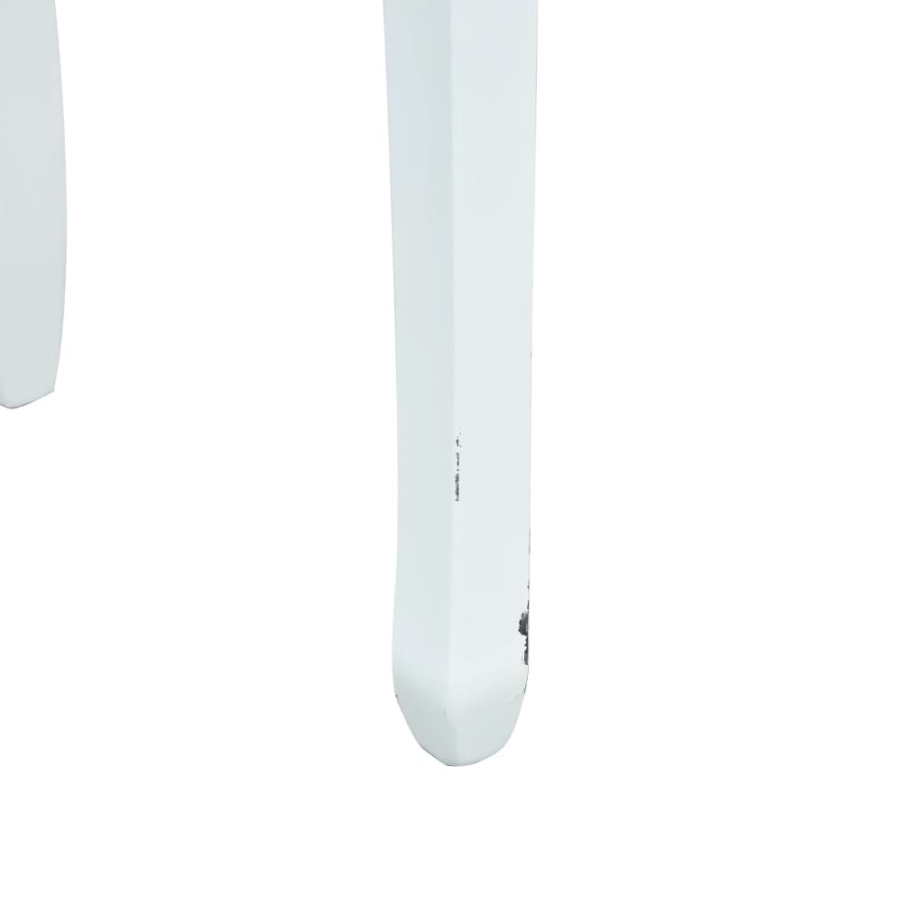 vidaXL Konsolinis staliukas, baltos spalvos, 80x40x74 cm, mediena