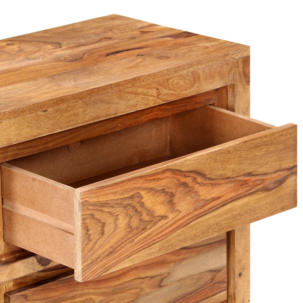 vidaXL Spintelė su stalčiais, 60x33x75cm, dalbergijos medienos masyvas
