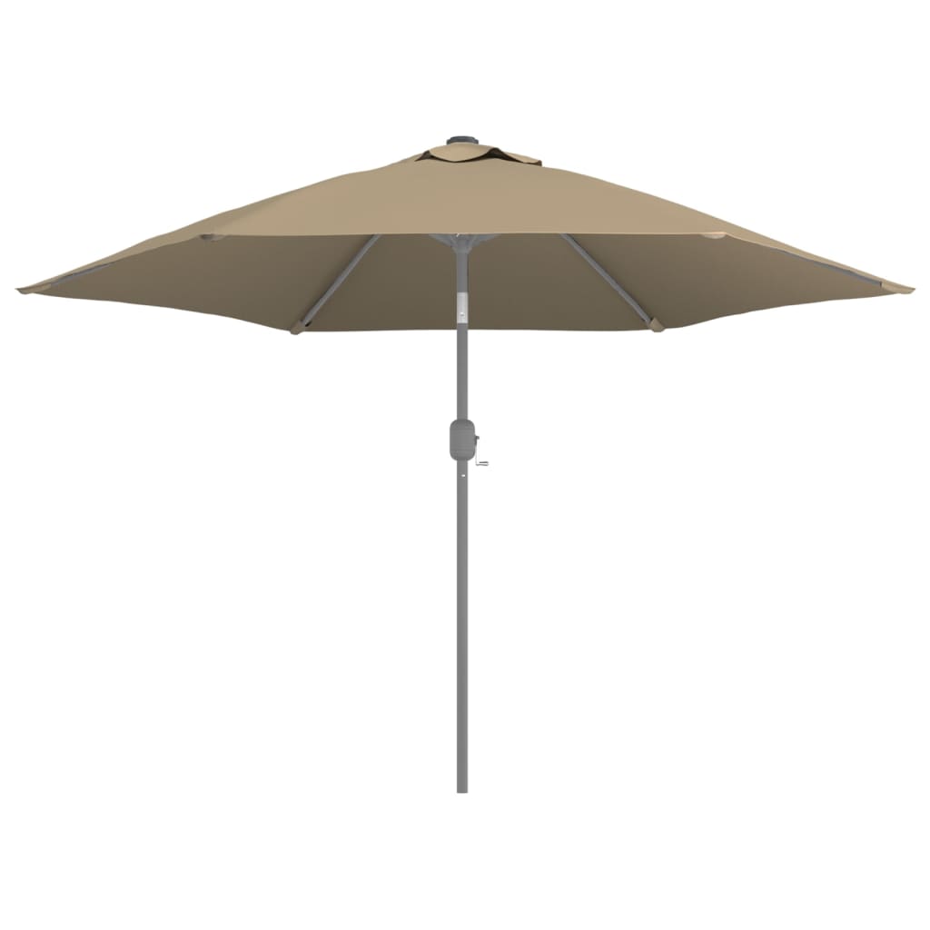 vidaXL Pakaitinis audinys lauko skėčiui nuo saulės, taupe, 300cm