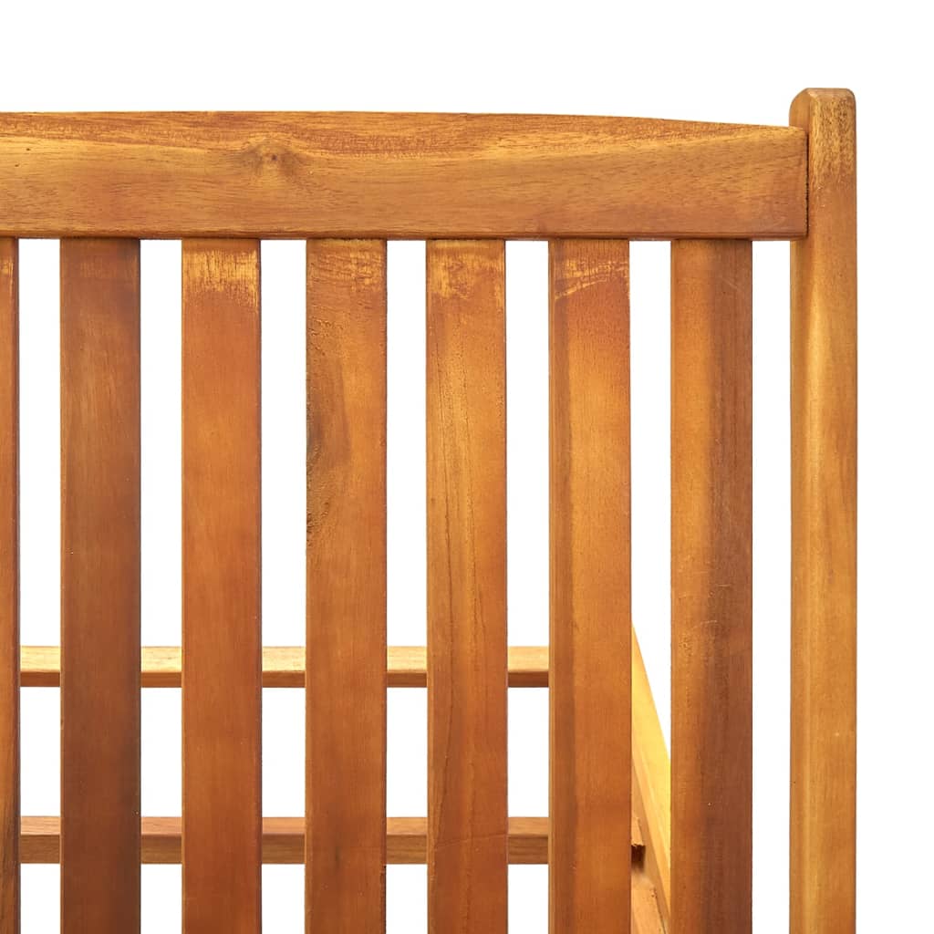 vidaXL Saulės gultas, akacijos medienos masyvas