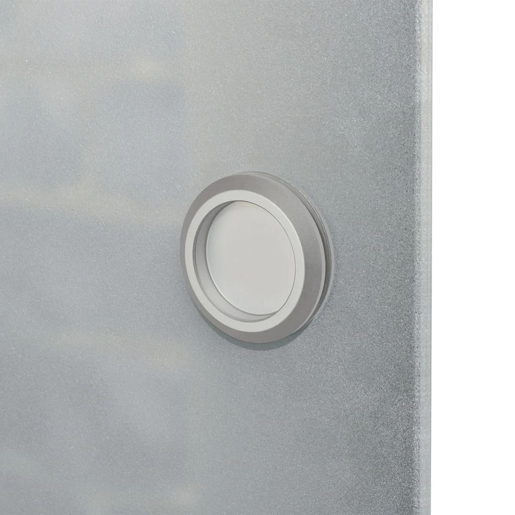 vidaXL Stumdomos durys, stiklas ir aliuminis, 178 cm, sidabro spalvos