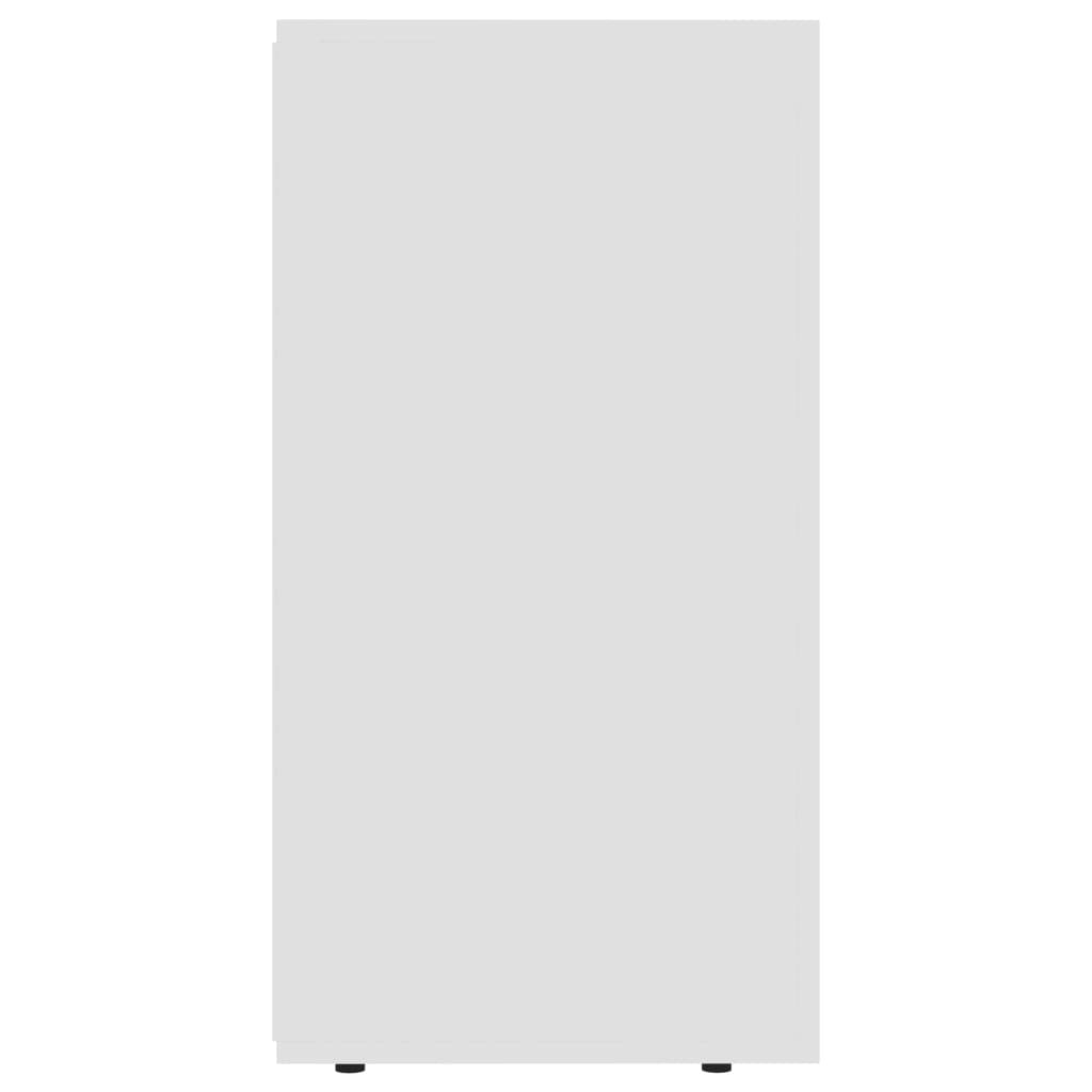 vidaXL Šoninė spintelė, baltos spalvos, 120x36x69cm, MDP