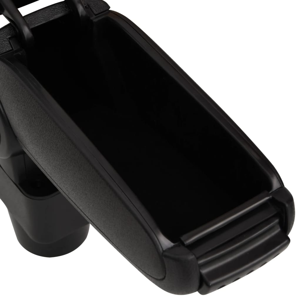 vidaXL Automobilio porankis, juodos spalvos, 13x31x(30,5-48)cm, ABS