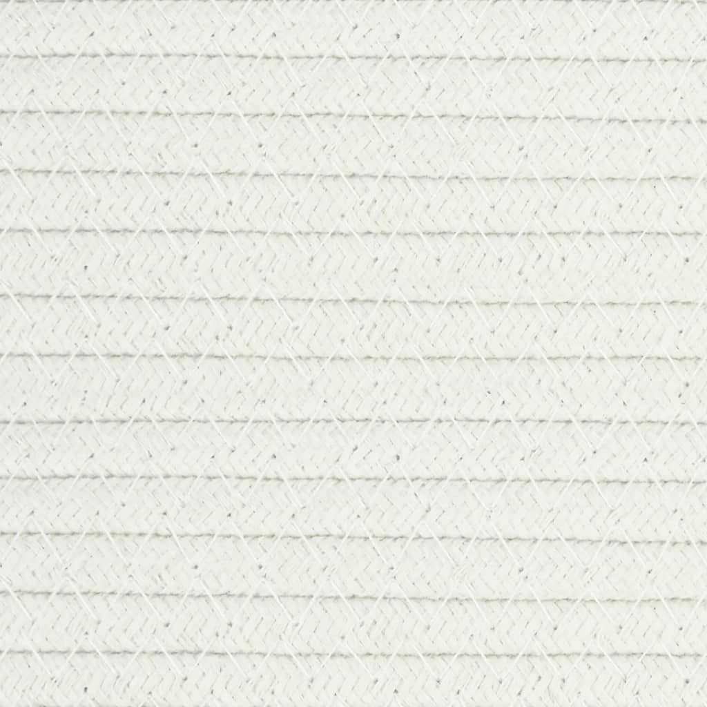 vidaXL Krepšys daiktams, pilkos ir baltos spalvos, 40x25cm, medvilnė