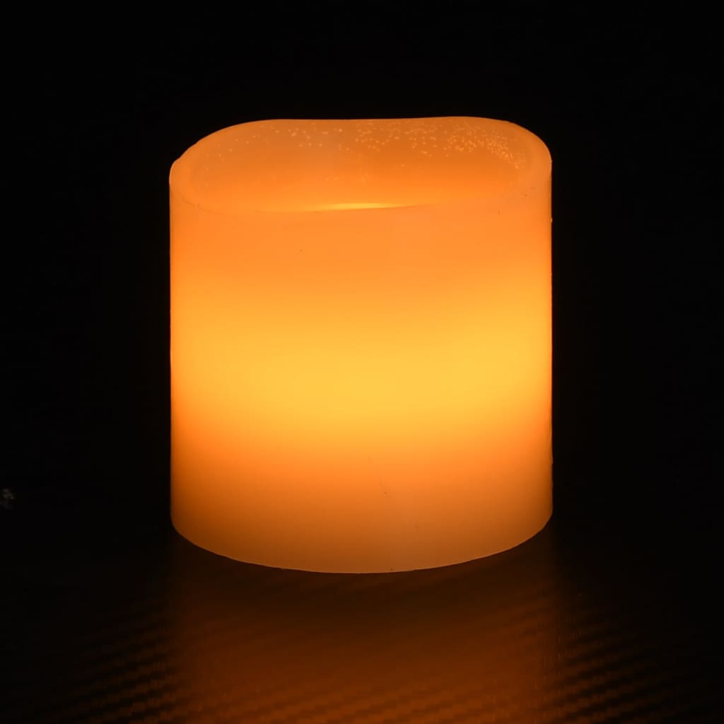 vidaXL Elektrinės LED žvakės, 12vnt., šiltos baltos spalvos