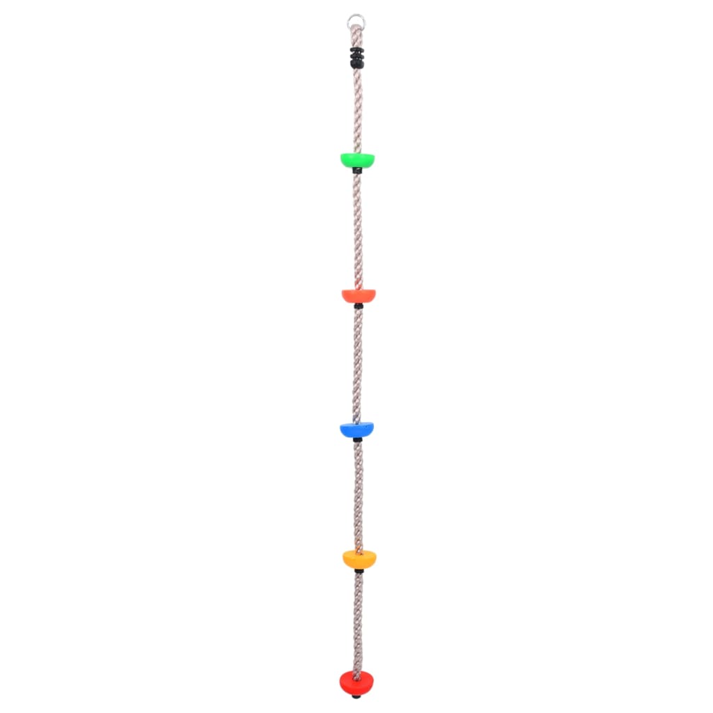 vidaXL Laipiojimo virvė su platformomis, 200cm