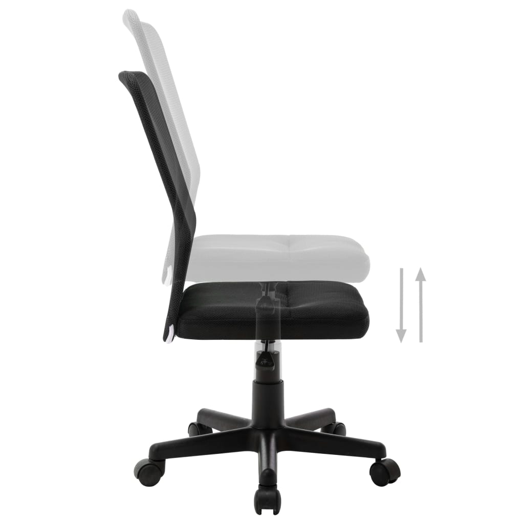 vidaXL Biuro kėdė, juodos spalvos, 44x52x100cm, tinklinis audinys