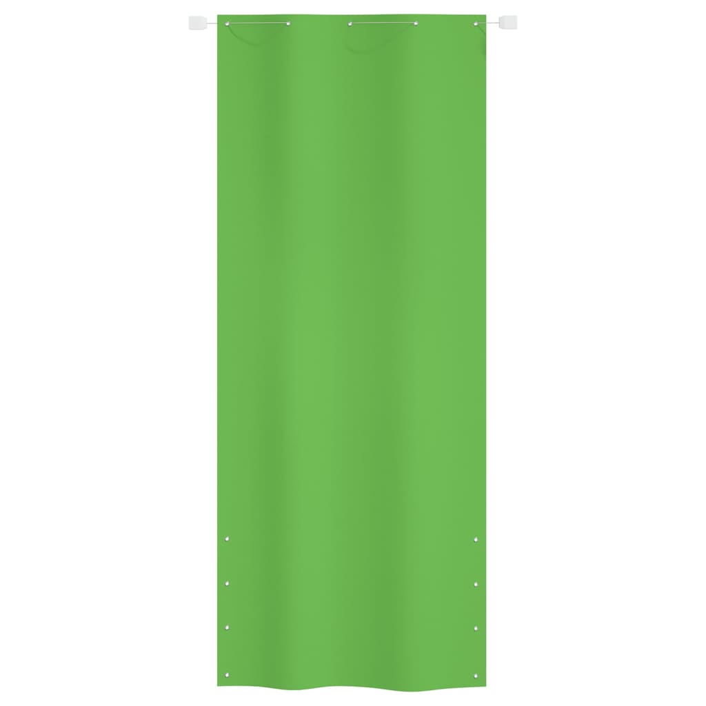 vidaXL Balkono pertvara, šviesiai žalia, 100x240cm, oksfordo audinys