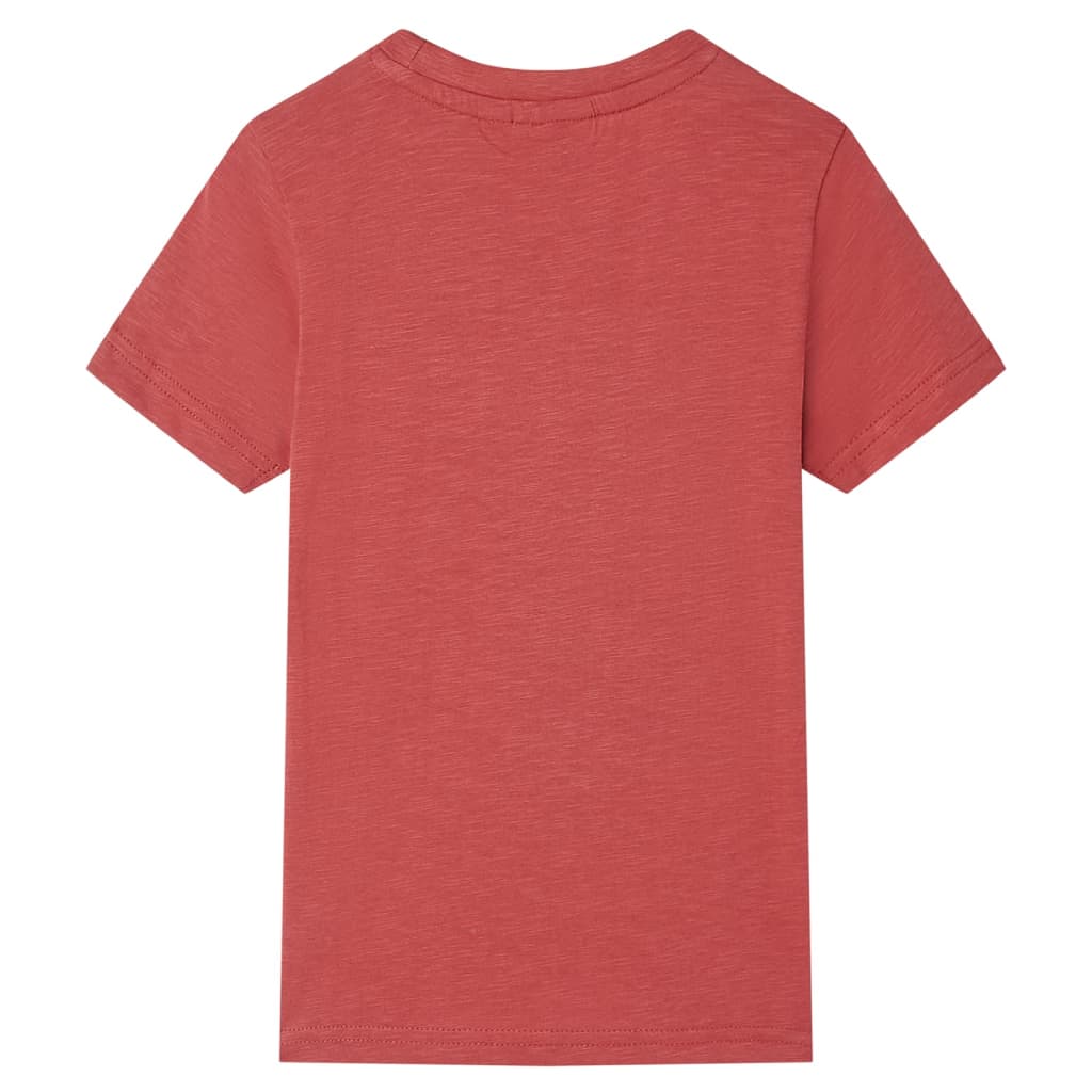 Vaikiški marškinėliai, paprikų spalvos, 92 dydžio