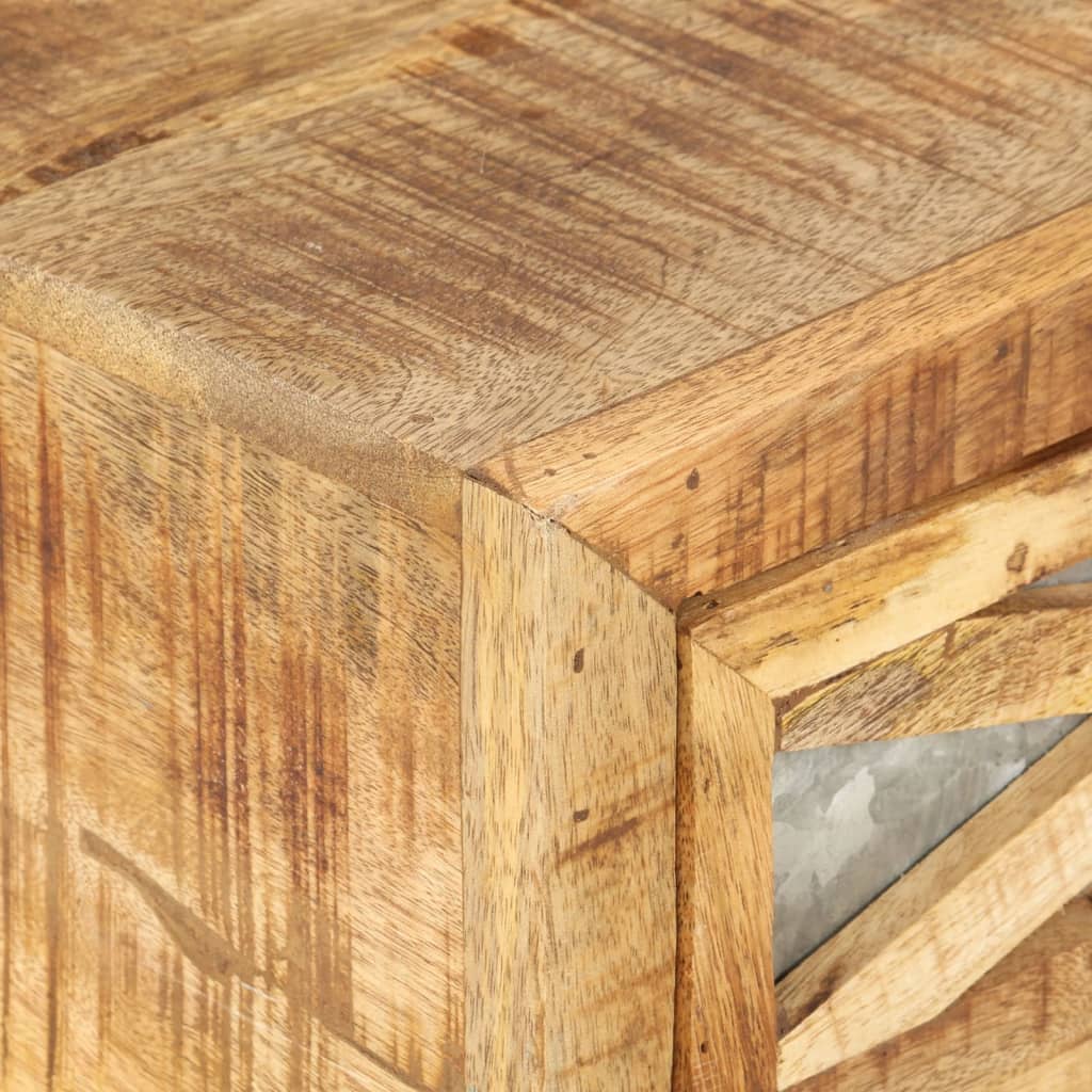vidaXL Kavos staliukas, 110x50x38 cm, mango medienos masyvas