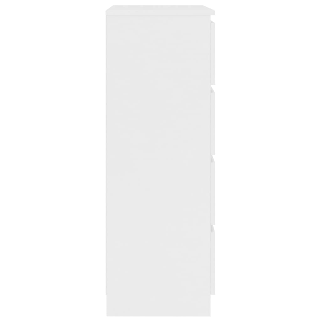 vidaXL Šoninė spintelė, baltos spalvos, 60x35x98,5 cm, mediena