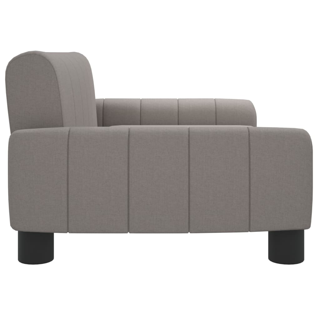 vidaXL Vaikiška sofa, taupe spalvos, 70x45x30cm, audinys