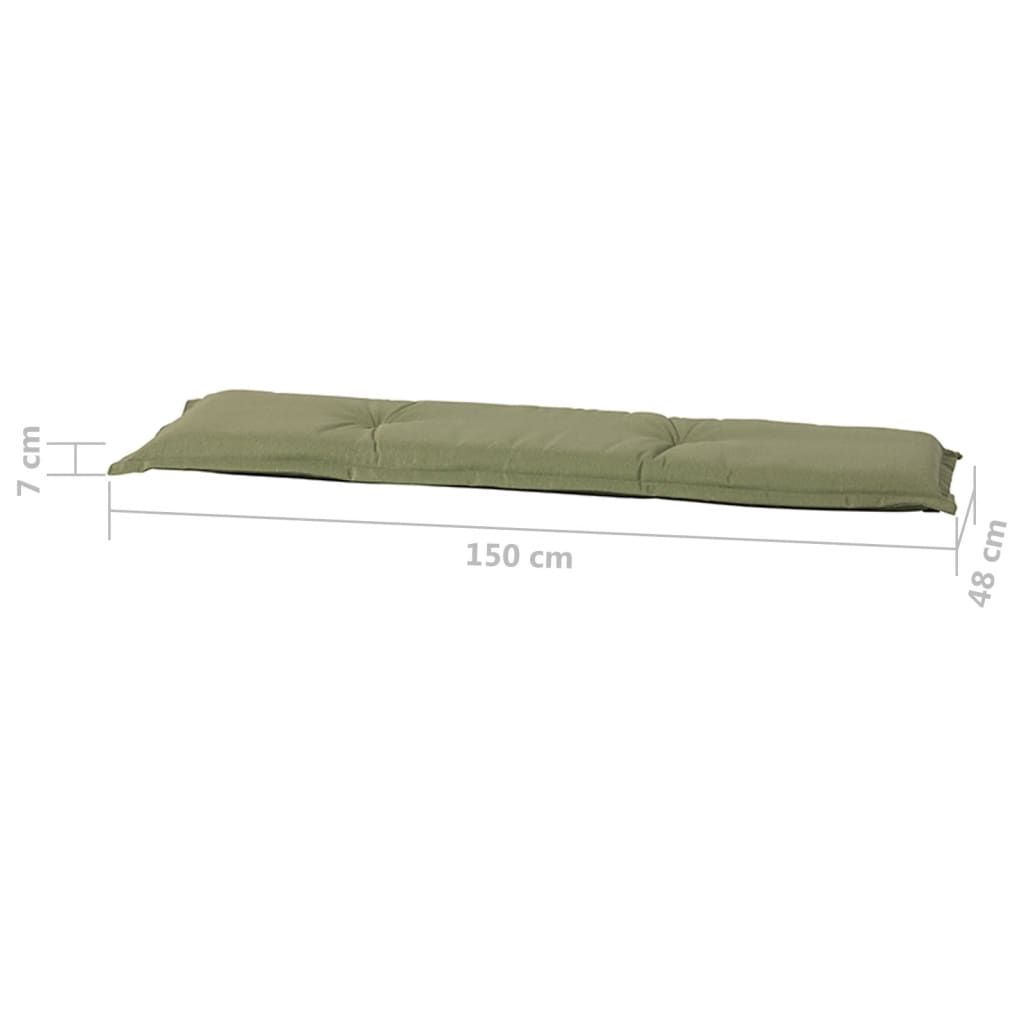 Madison Suoliuko pagalvėlė Panama, samanų žalios spalvos, 150x48cm