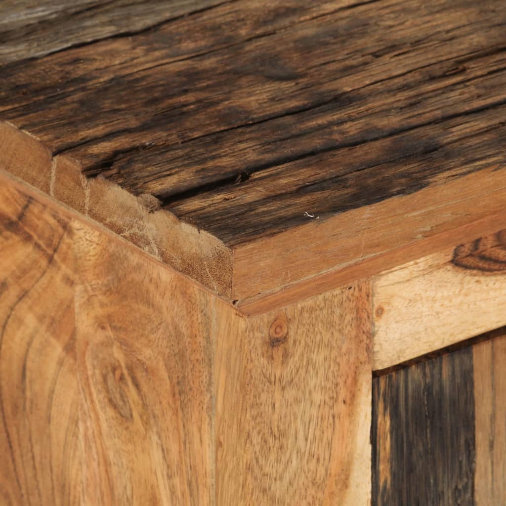 vidaXL Šoninė spintelė, 55x33x75cm, akacijos ir perdirbta mediena