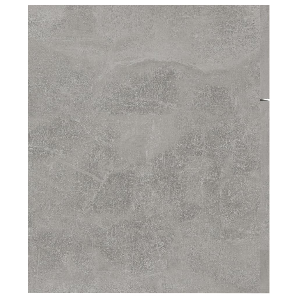 vidaXL Spintelė praustuvui, betono pilkos spalvos, 60x38,5x46cm, MDP