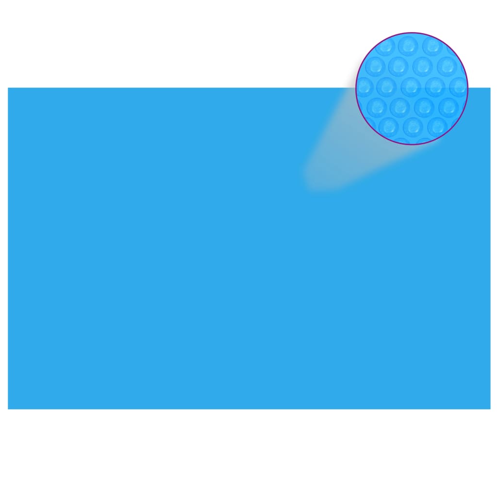 vidaXL Baseino uždangalas, mėlynas, 600x400cm, PE, stačiakampis
