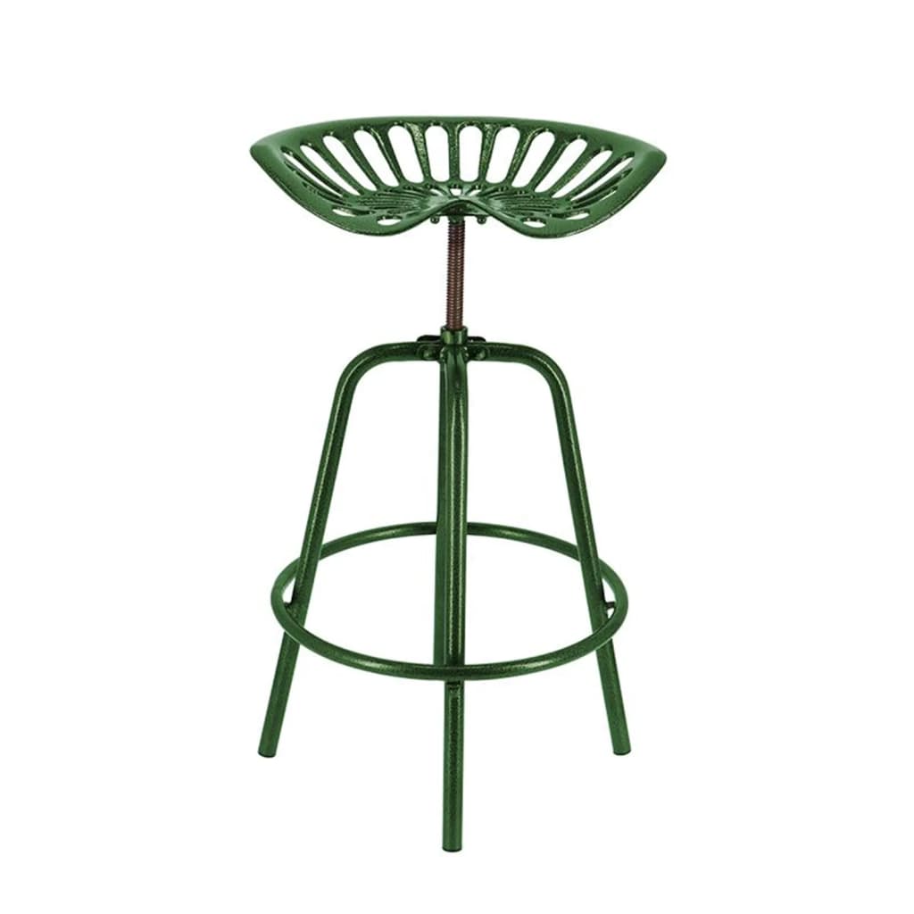 Esschert Design Baro kėdė, žalios spalvos, traktoriaus sėdynės dizaino