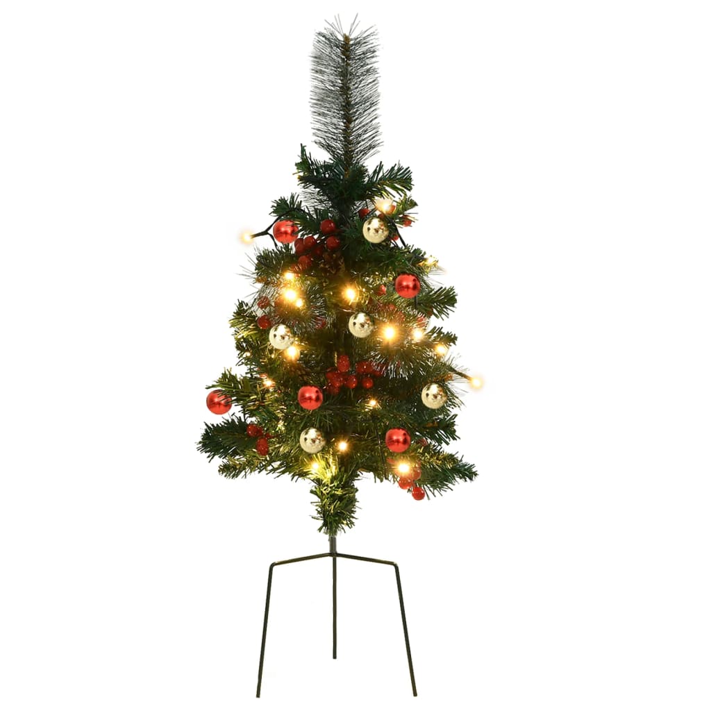 vidaXL Tako dekoracijos-dirbtinės Kalėdų eglutės, 2vnt., 76cm, PVC