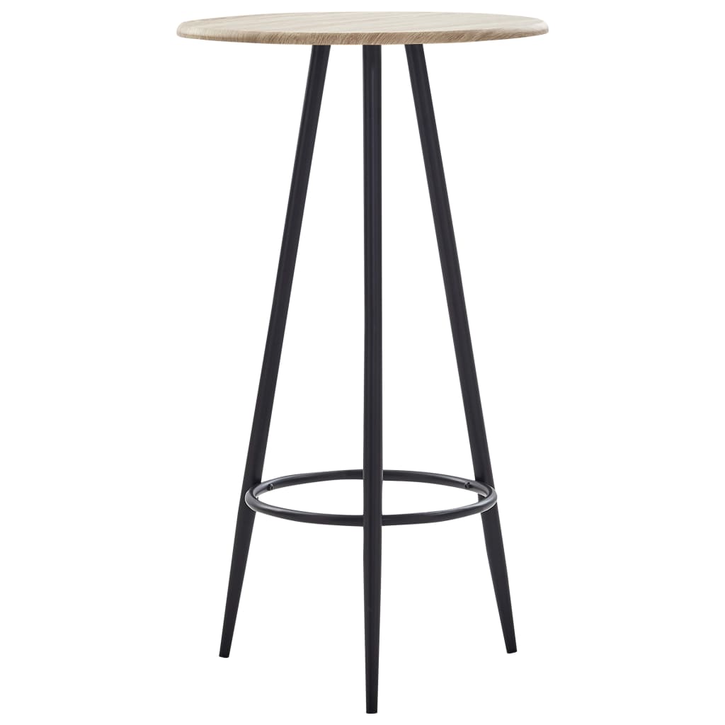 vidaXL Baro stalas, ąžuolo spalvos, 60x107,5cm, MDF