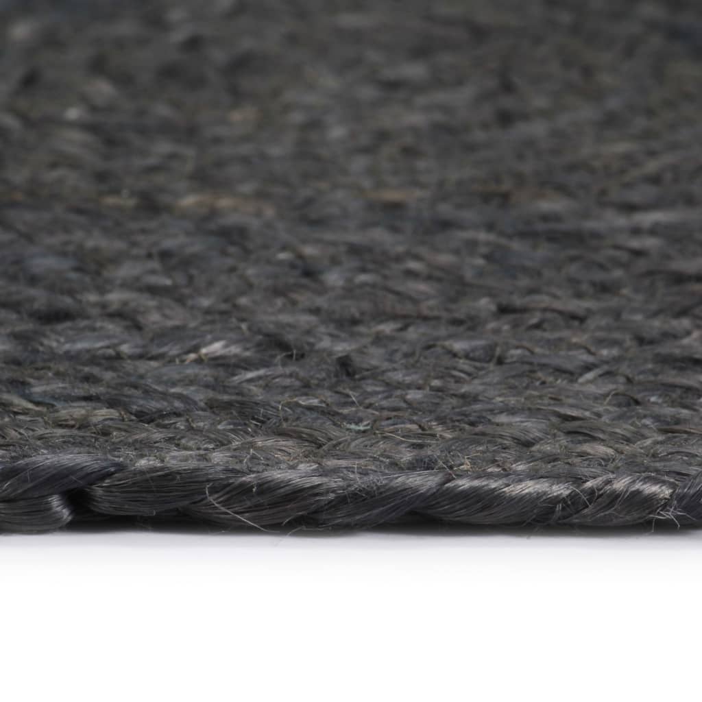 vidaXL Stalo kilimėliai, 6 vnt., tamsiai pilki, 38cm, džiutas