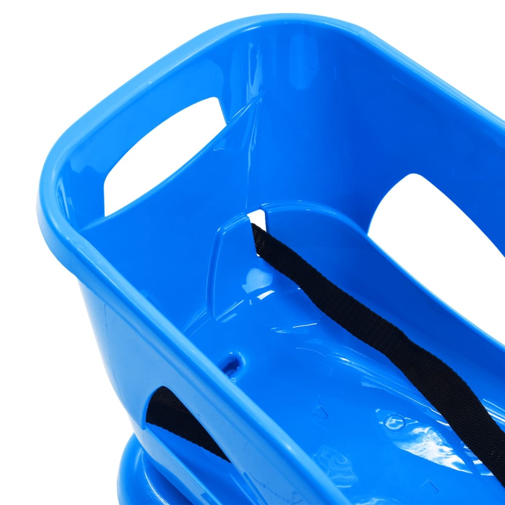 vidaXL Rogės su sėdyne, mėlynos, 102,5x40x23cm, polipropilenas