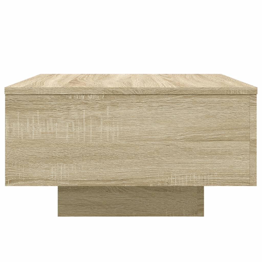 vidaXL Kavos staliukas, sonoma ąžuolo, 55x55x31cm, apdirbta mediena