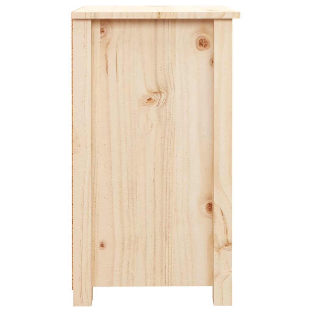 vidaXL Naktinė spintelė, 40x35x61,5cm, pušies medienos masyvas