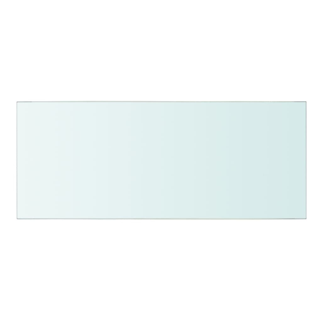 vidaXL Lentynos plokštė, skaidrus stiklas, 50x20 cm