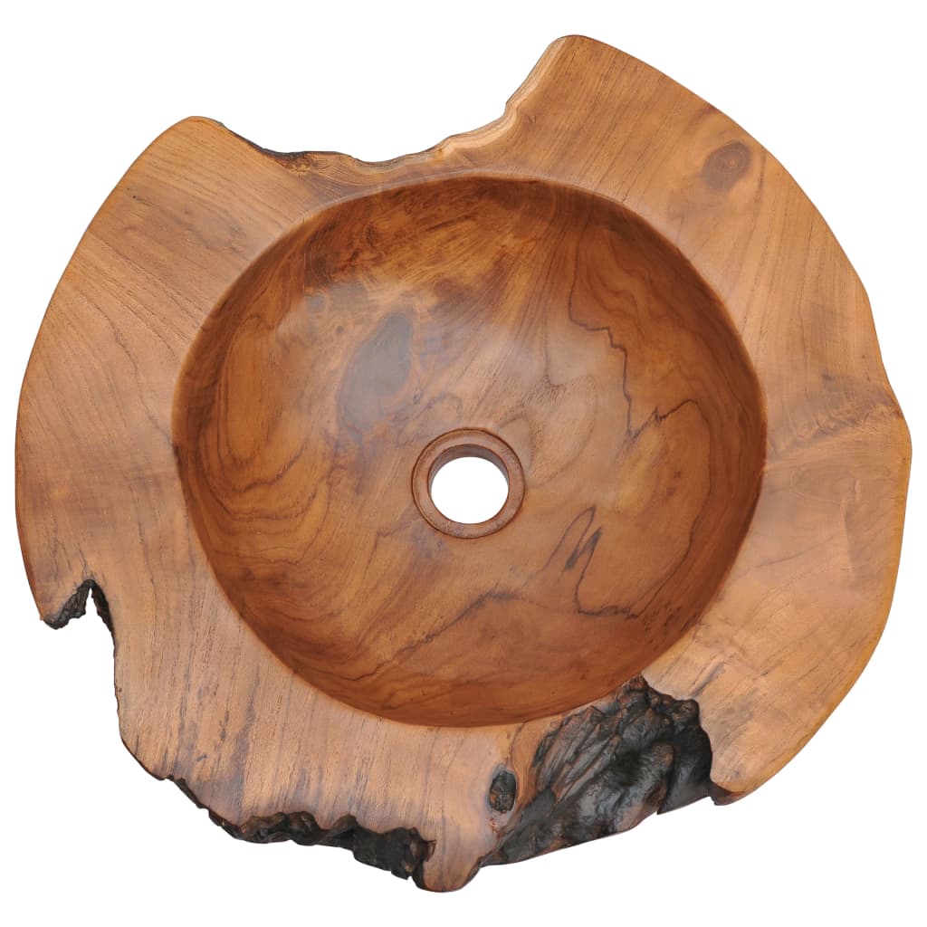 vidaXL Praustuvas, tikmedžio medienos masyvas, 45 cm