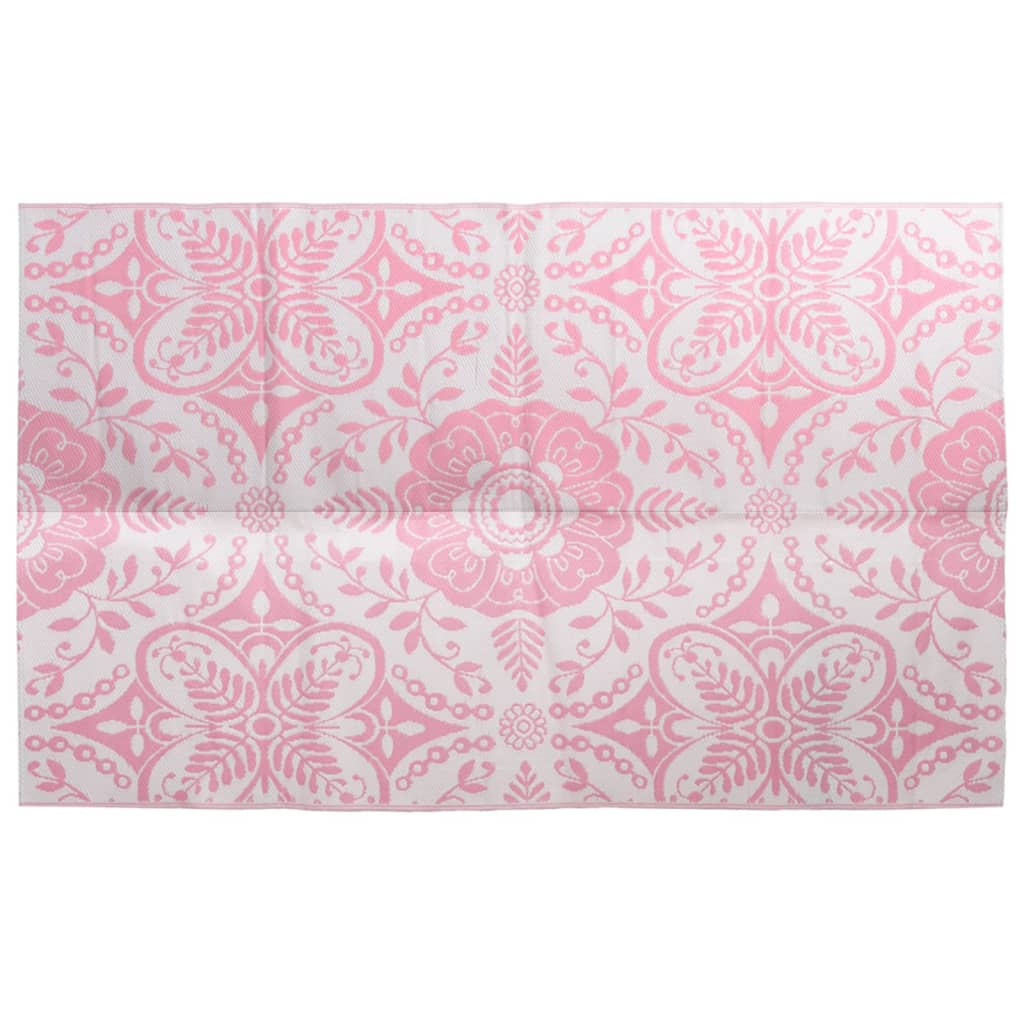 vidaXL Lauko kilimas, rožinės spalvos, 160x230cm, PP