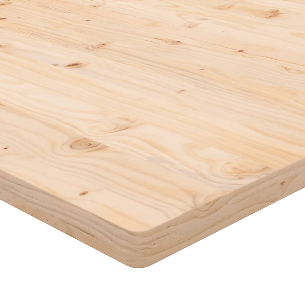 vidaXL Stalviršis, 70x70x2,5cm, pušies medienos masyvas, kvadratinis