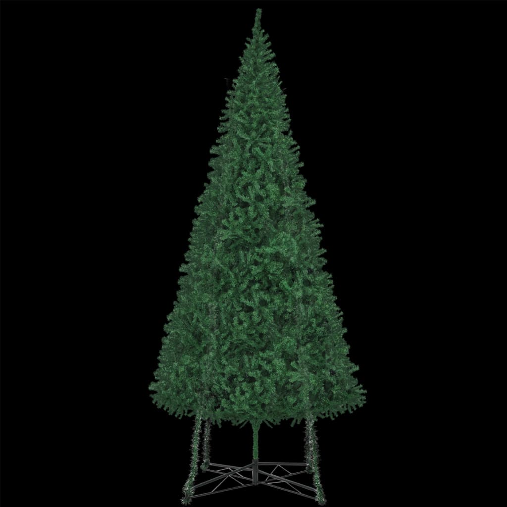 vidaXL Dirbtinė Kalėdų eglutė su stovu, žalios spalvos, 500cm