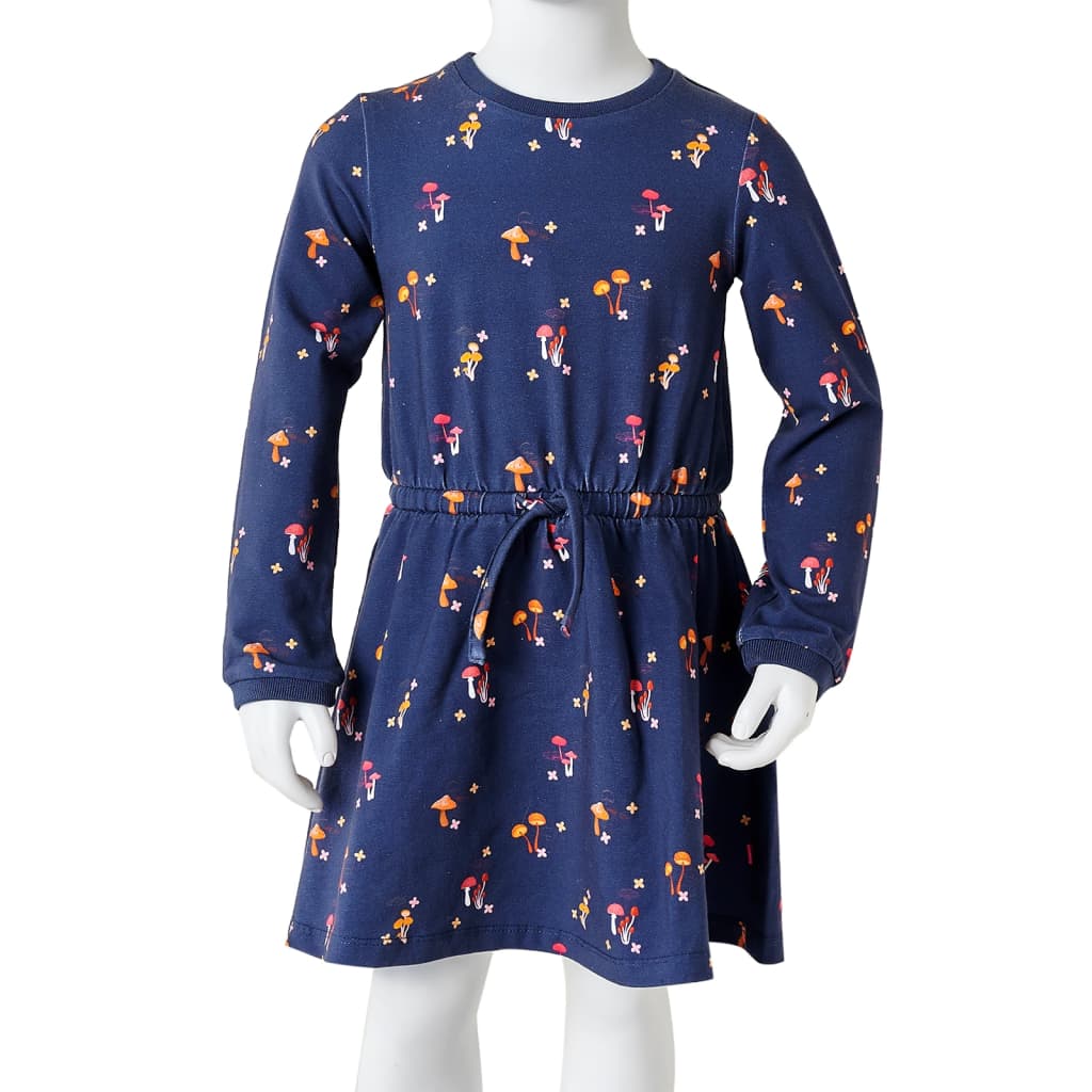 Vaikiška suknelė, tamsiai mėlynos spalvos, 92 dydžio