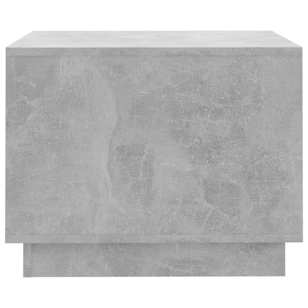 vidaXL Kavos staliukas, betono pilkos spalvos, 55x55x43cm, MDP