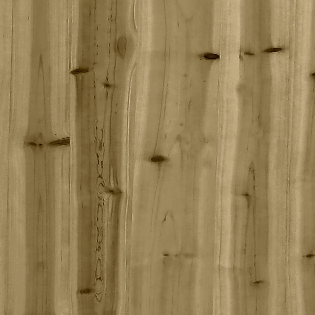 vidaXL Sodo lovelis, 90x50x50cm, impregnuota pušies mediena