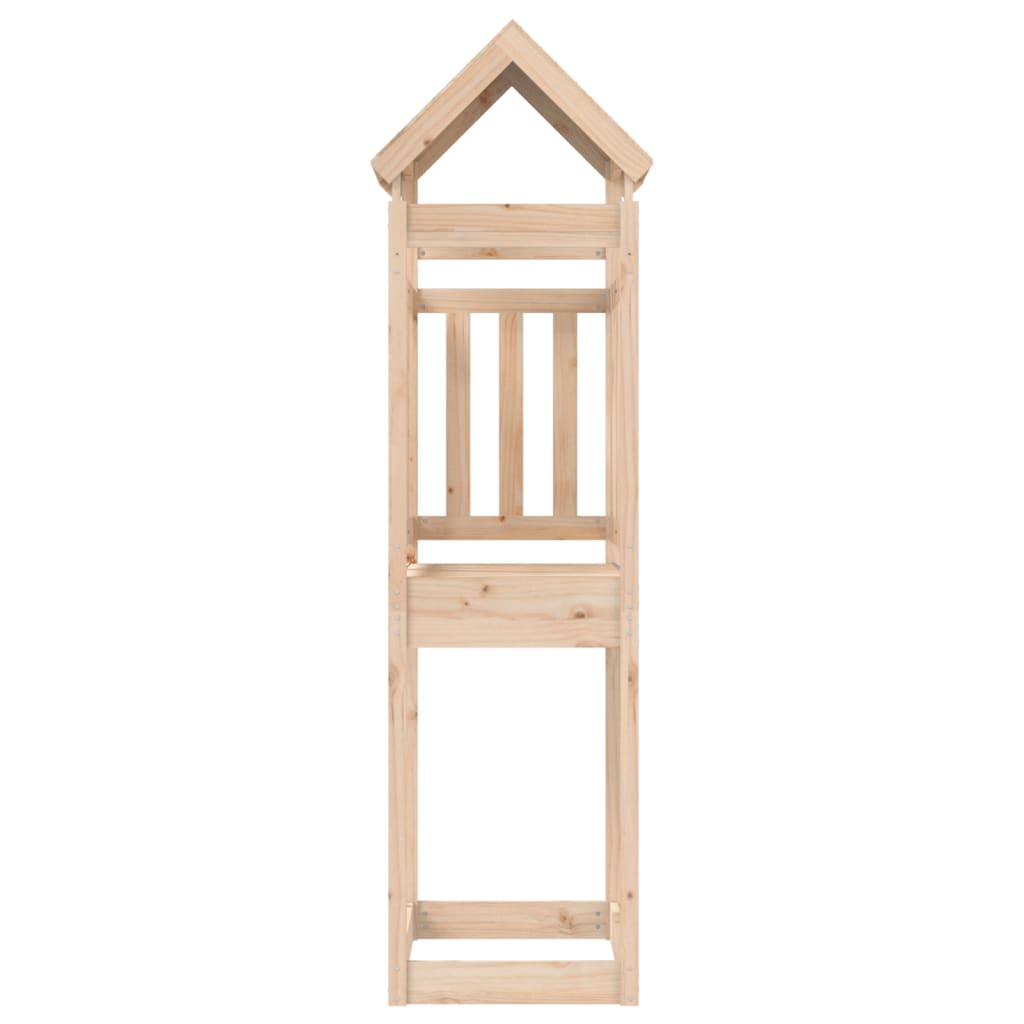 vidaXL Žaidimų bokštas, 52,5x110,5x214cm, pušies medienos masyvas