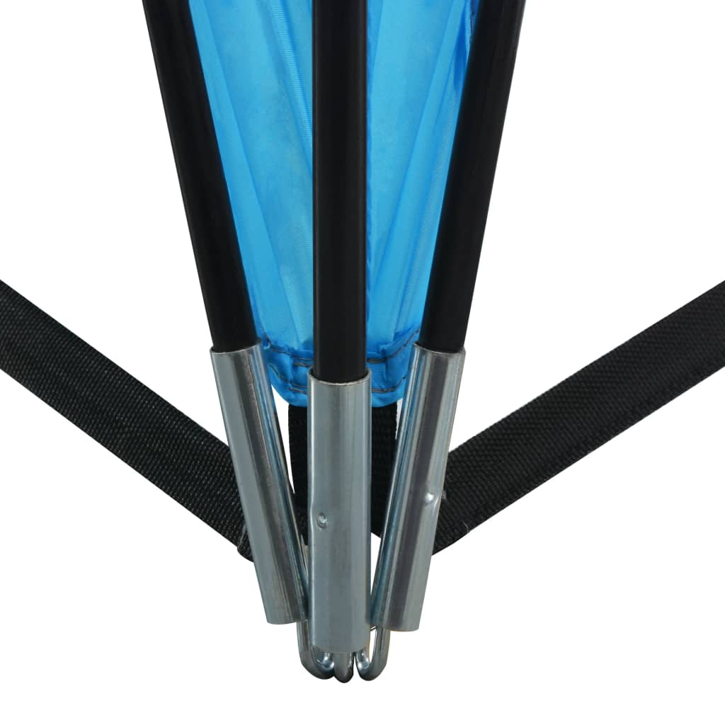 vidaXL Proginė palapinė, šviesiai mėlyna, 450x450x265cm, arkinė