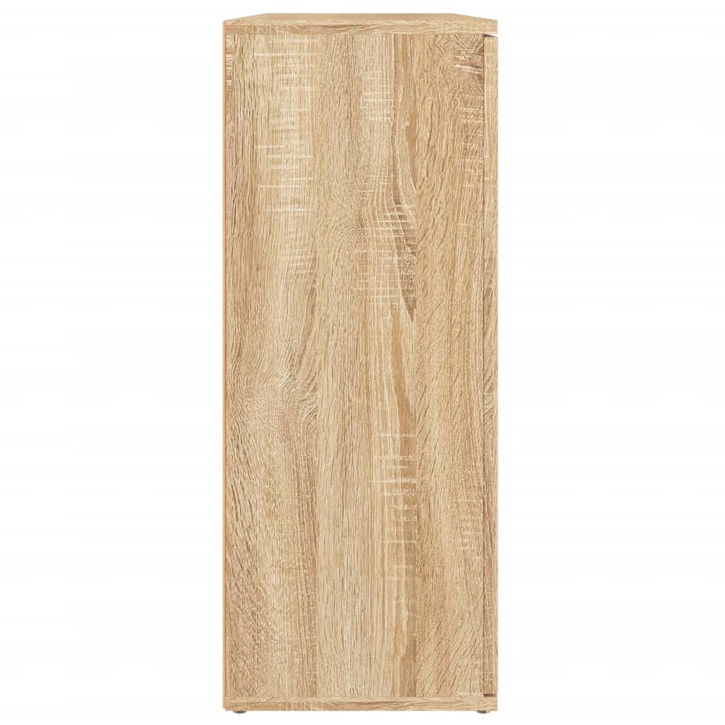 vidaXL Šoninė spintelė, sonoma ąžuolo, 91x29,5x75cm, apdirbta mediena