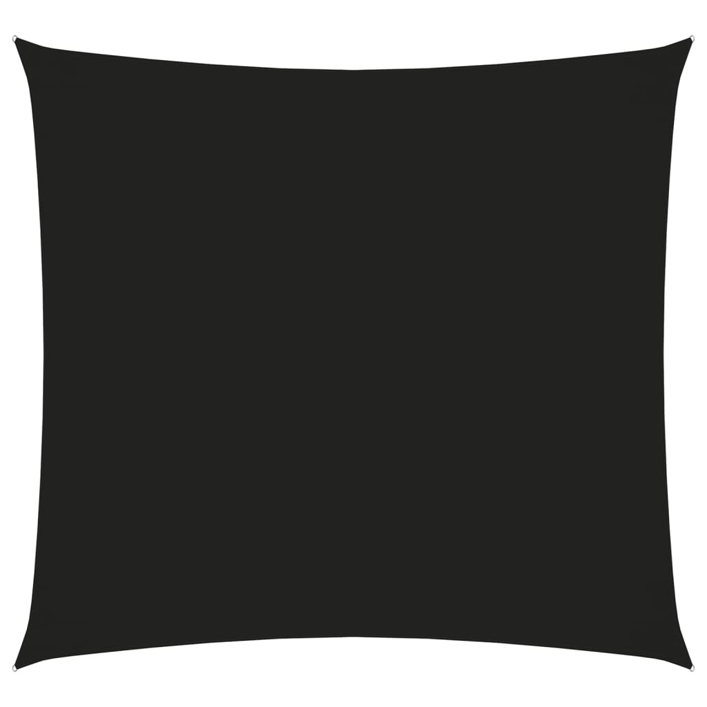 vidaXL Uždanga nuo saulės, juoda, 7x7m, oksfordo audinys, kvadratinė