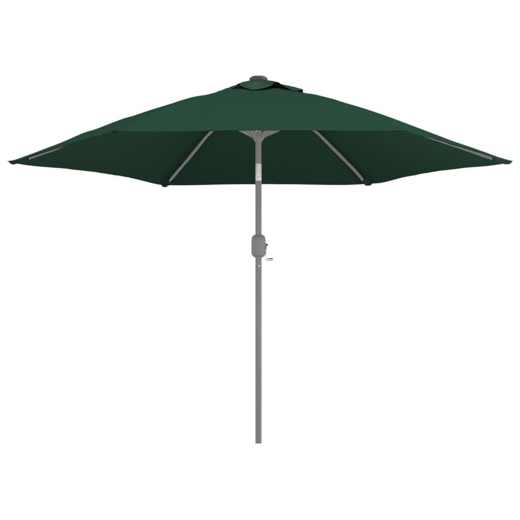 vidaXL Pakaitinis audinys lauko skėčiui nuo saulės, žalias, 300cm