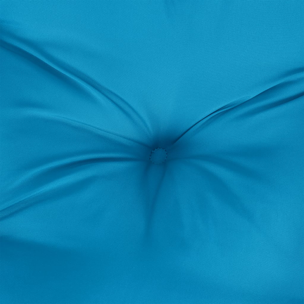 vidaXL Paletės pagalvėlė, mėlynos spalvos, 58x58x10cm, audinys