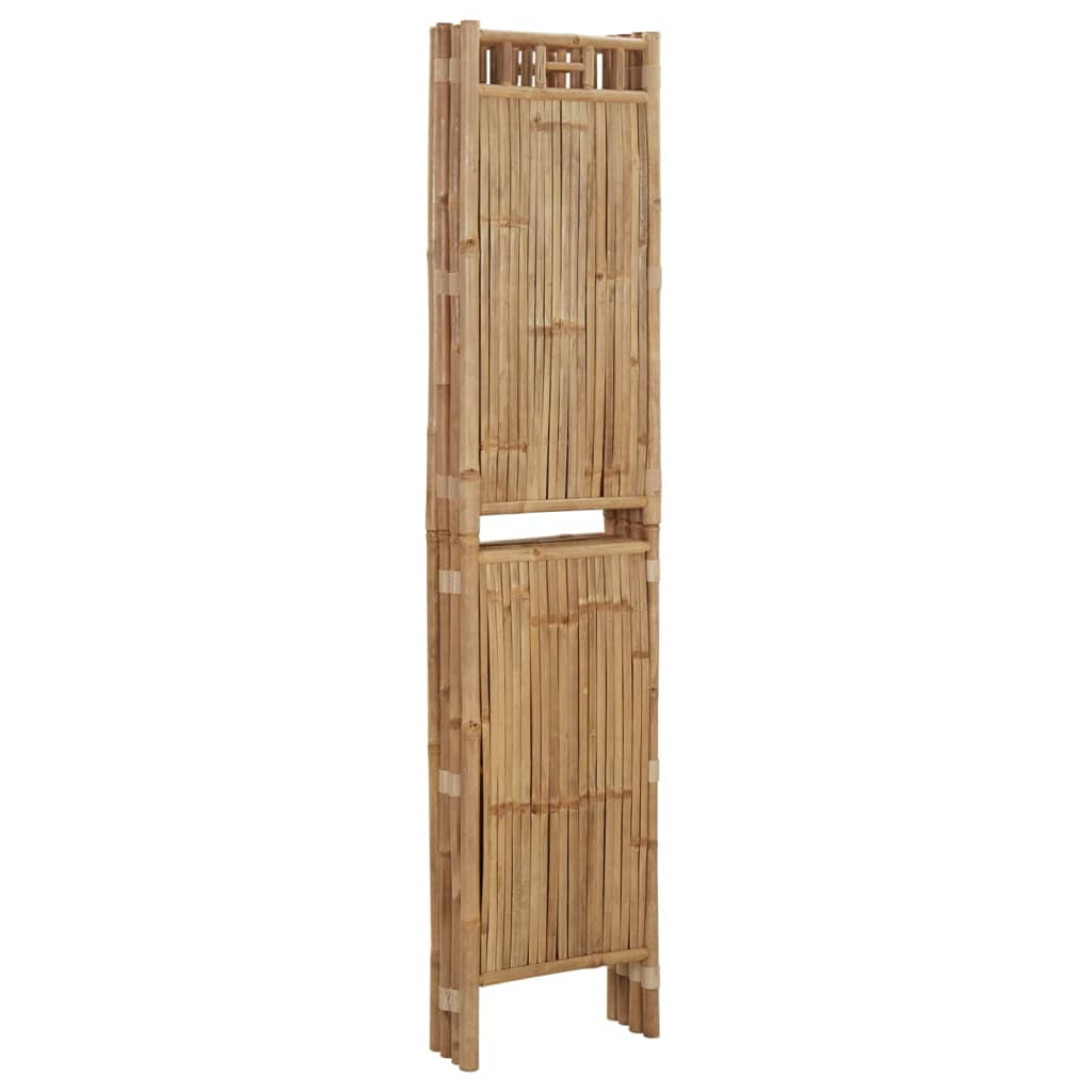 vidaXL Kambario pertvara, 4 dalių, 160x180cm, bambukas