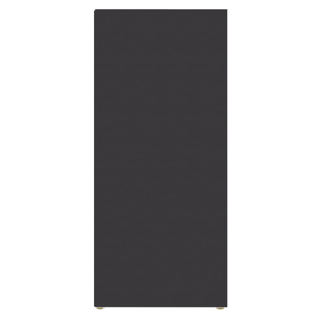 vidaXL Šoninė spintelė, pilkos spalvos, 97x32x72cm, MDP