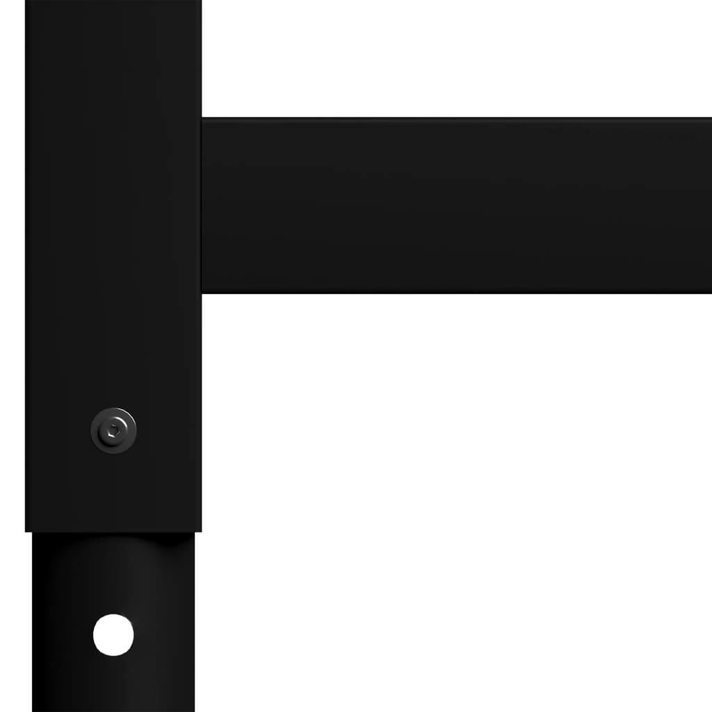 vidaXL Darbastalio rėmai, 2vnt., juodi, 85x(69-95,5)cm, metalas