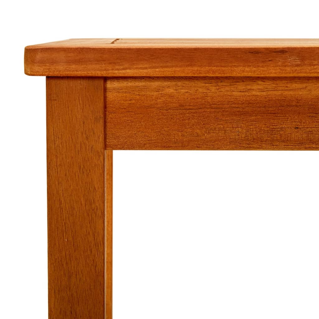 vidaXL Sodo kavos staliukas, 70x40x36cm, akacijos medienos masyvas