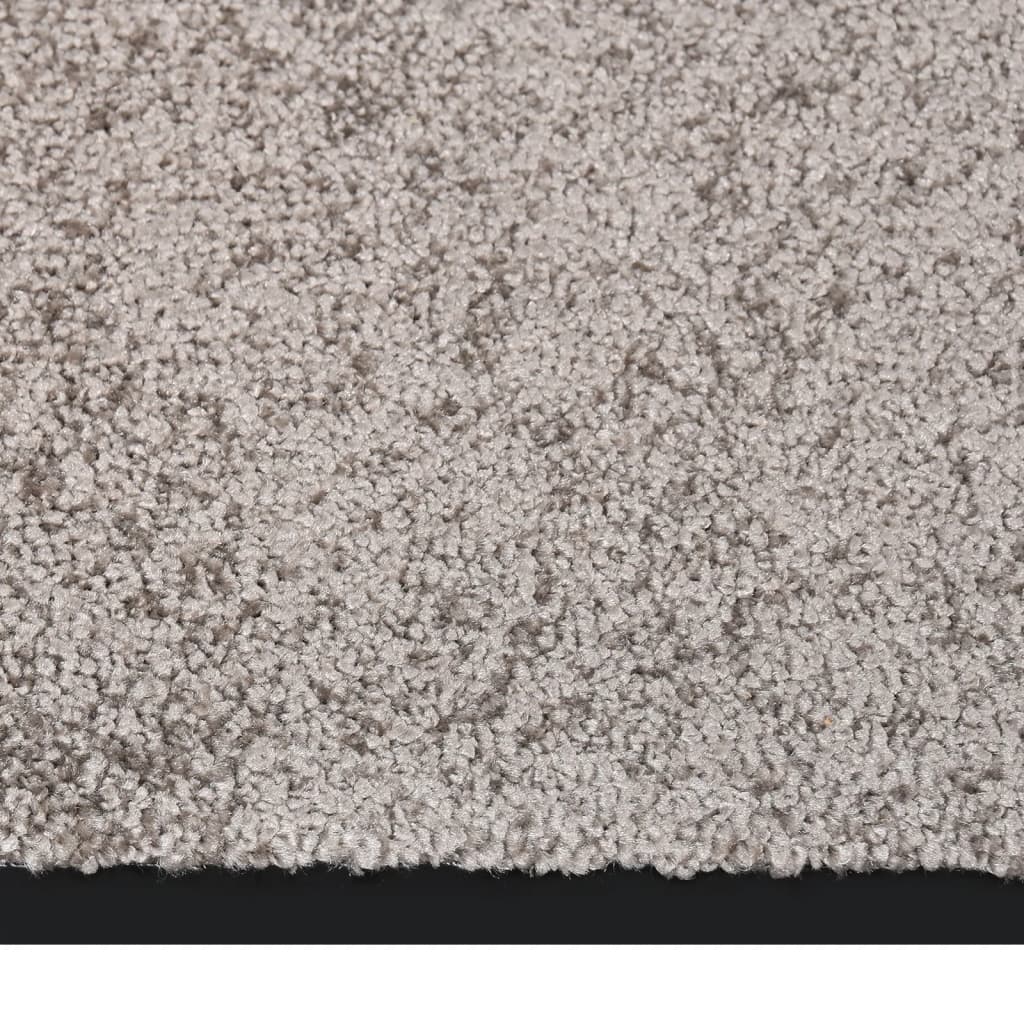 vidaXL Durų kilimėlis, pilkos spalvos, 60x80cm