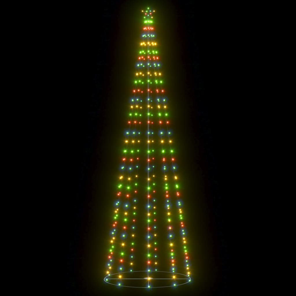 vidaXL Kalėdų eglutė, 100x300cm, kūgio formos, 330 LED lempučių