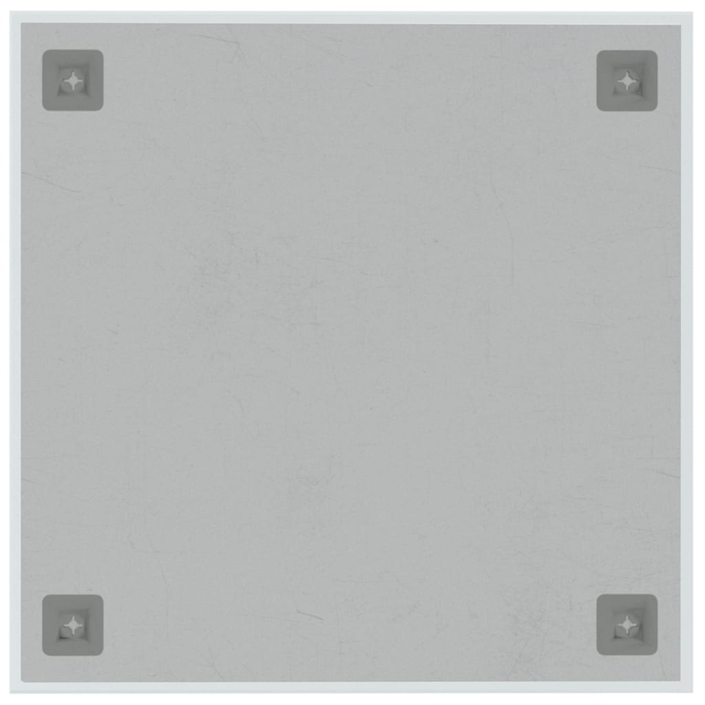 vidaXL Sieninė magnetinė lenta, balta, 40x40cm, grūdintas stiklas