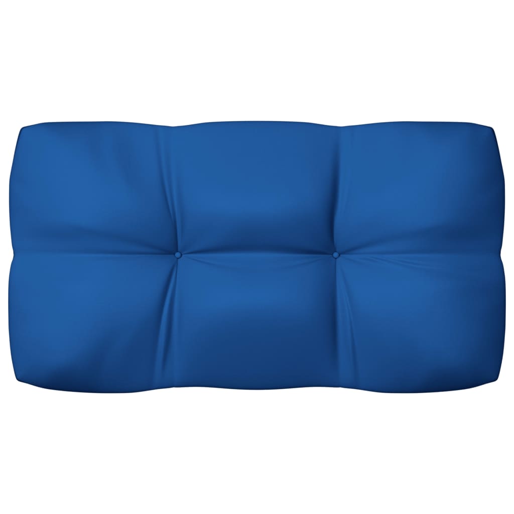 vidaXL Pagalvėlės sofai iš palečių, 7vnt., karališkos mėlynos spalvos